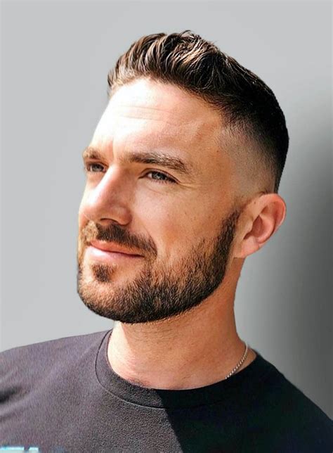 hairstyles for men with big foreheads